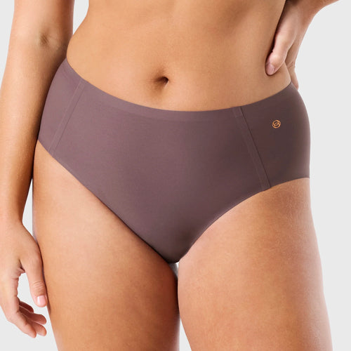 High-Waisted Retro Bikini - Thistle (Final Sale)