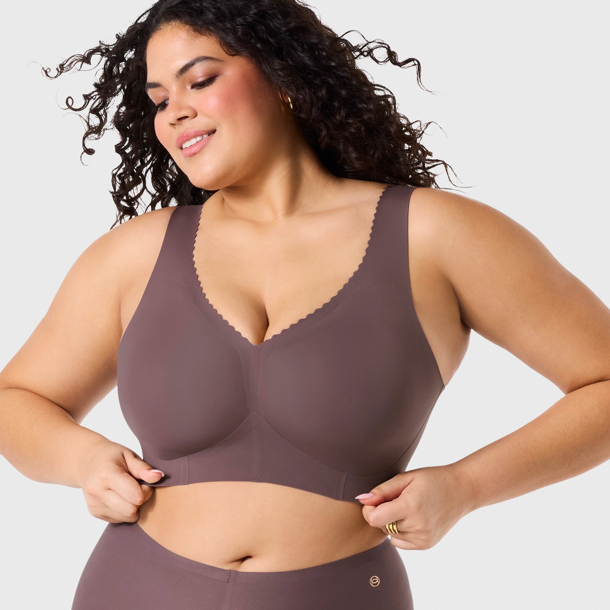 All Color: Thistle | Adjustable smoothing back wireless bra