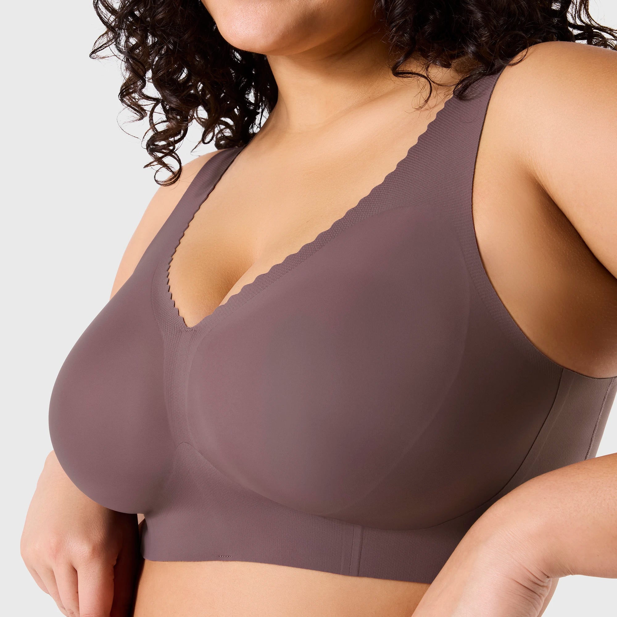 All Color: Thistle | Adjustable smoothing back wireless bra