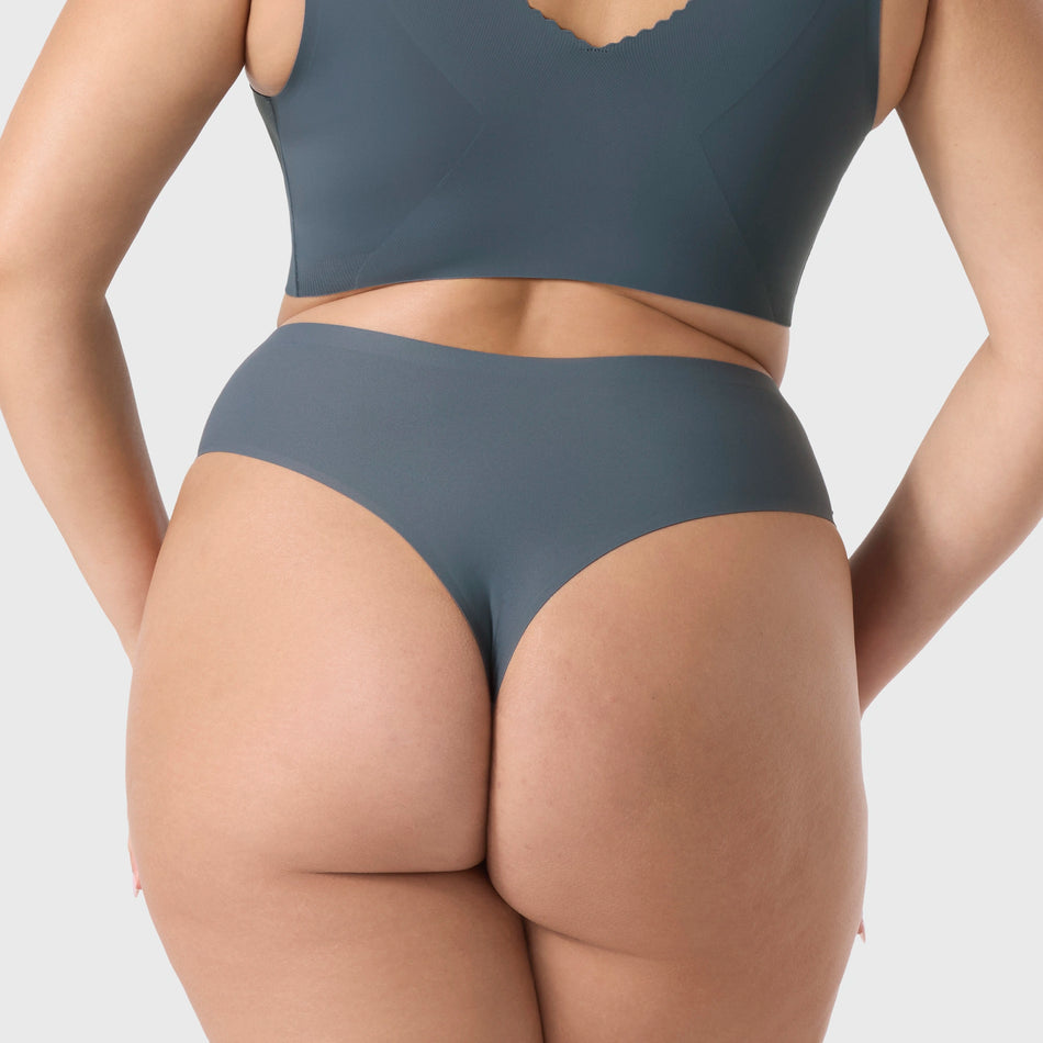 All Color: Slate Grey | seamless underwear thong