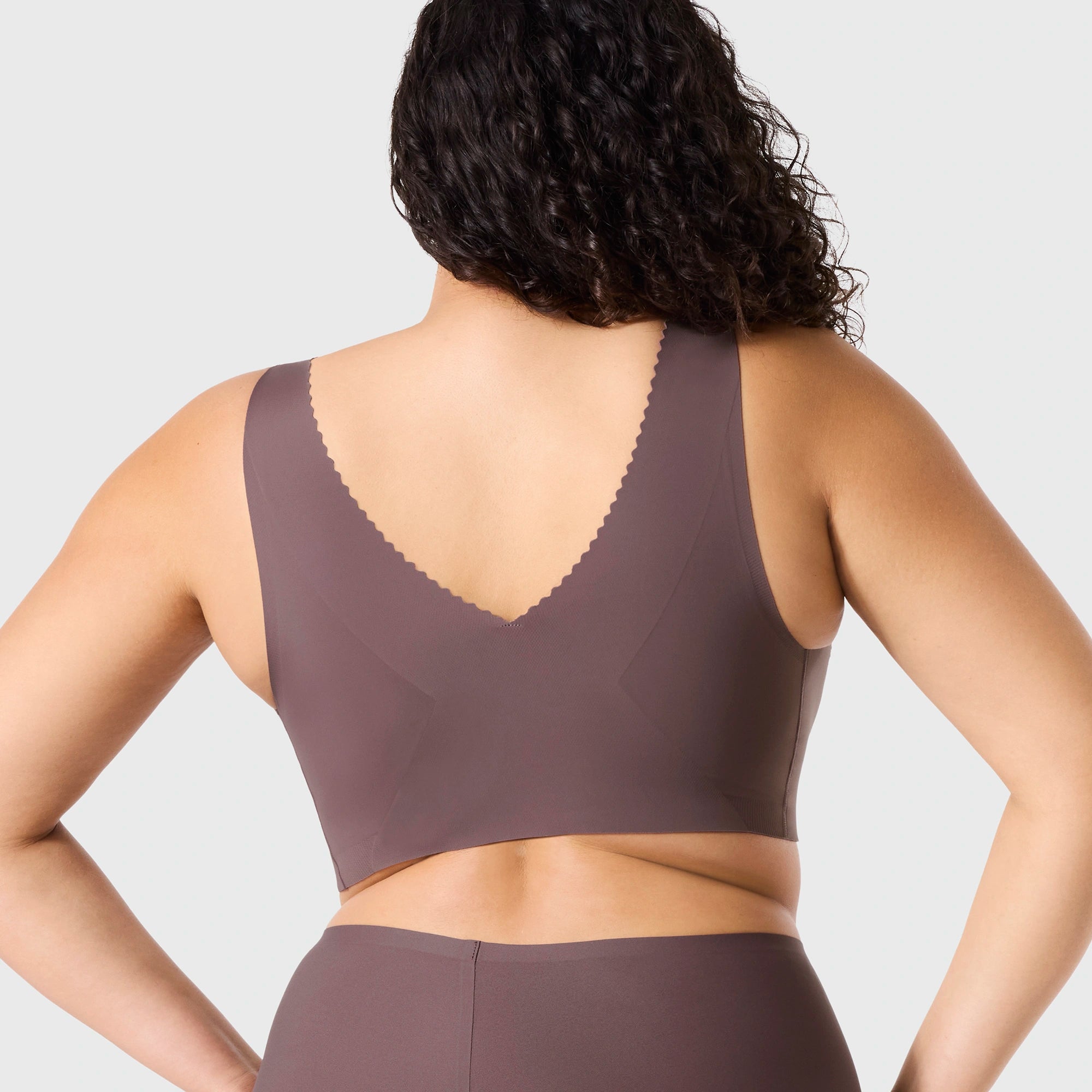 All Color: Thistle | Adjustable smoothing back wireless bra