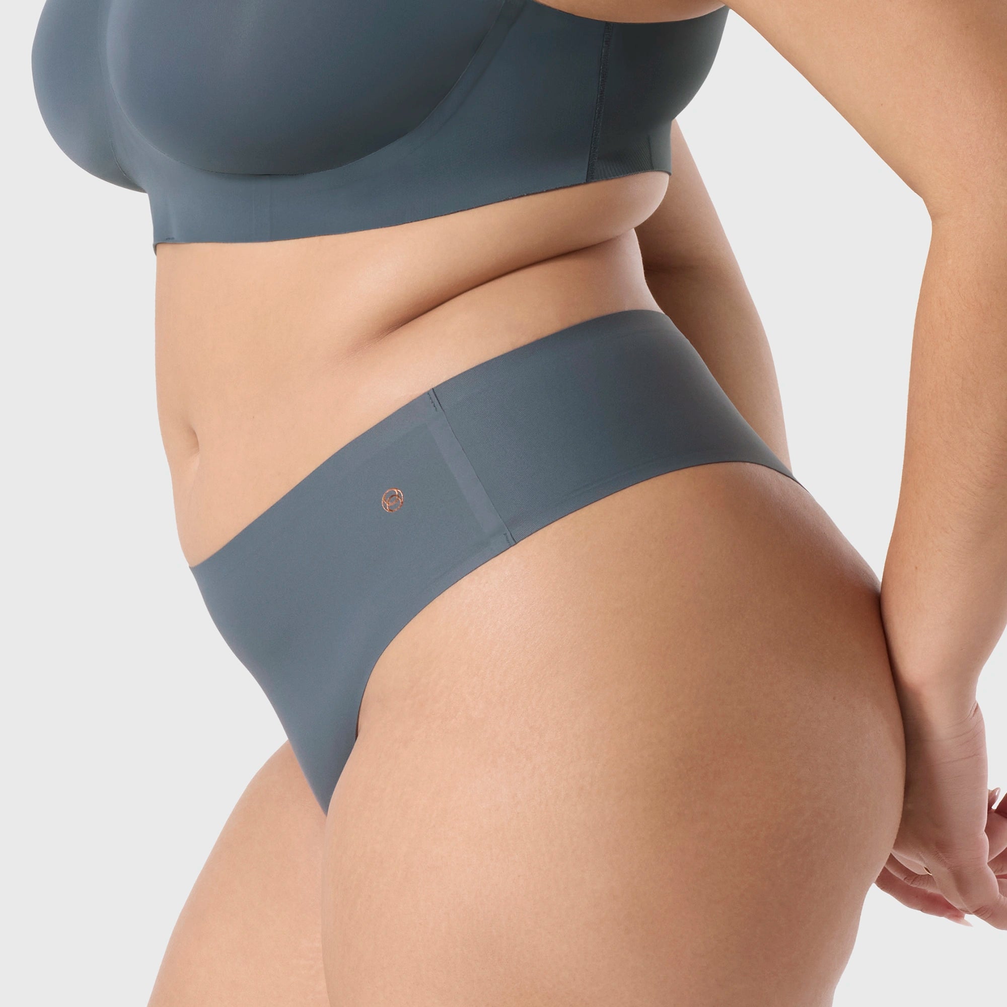 All Color: Slate Grey | seamless underwear thong