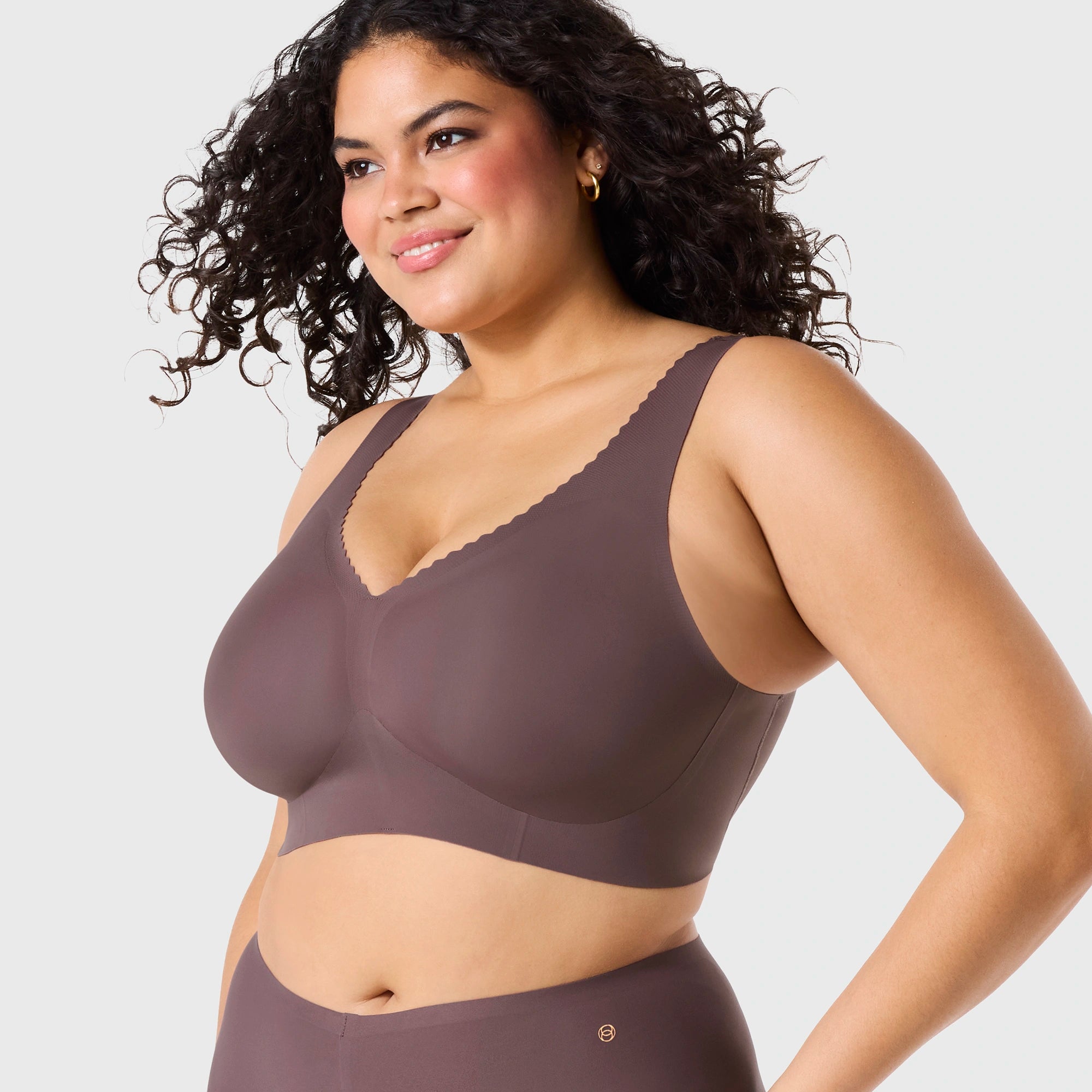 All Color: Thistle | Adjustable smoothing back wireless bra