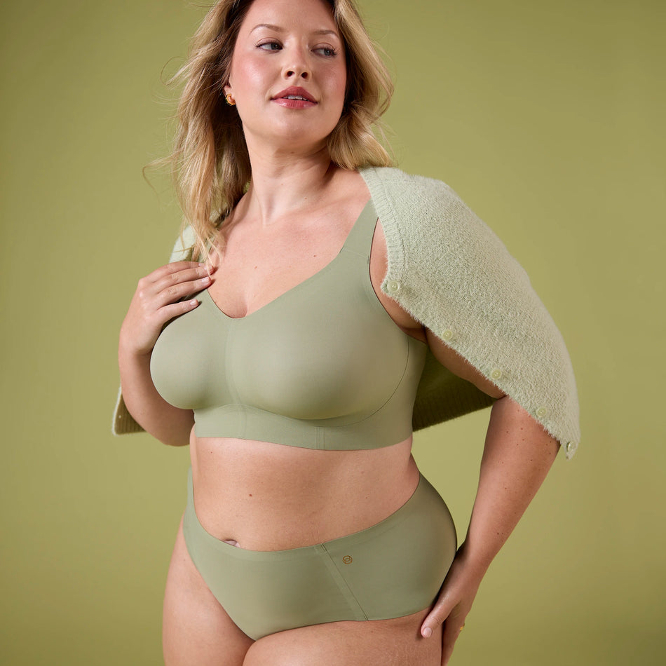 All Color: Matcha | Adjustable wireless bra