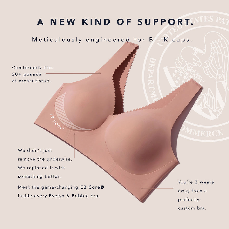 All Color: Himalayan Salt| wireless bra with Mesh detail