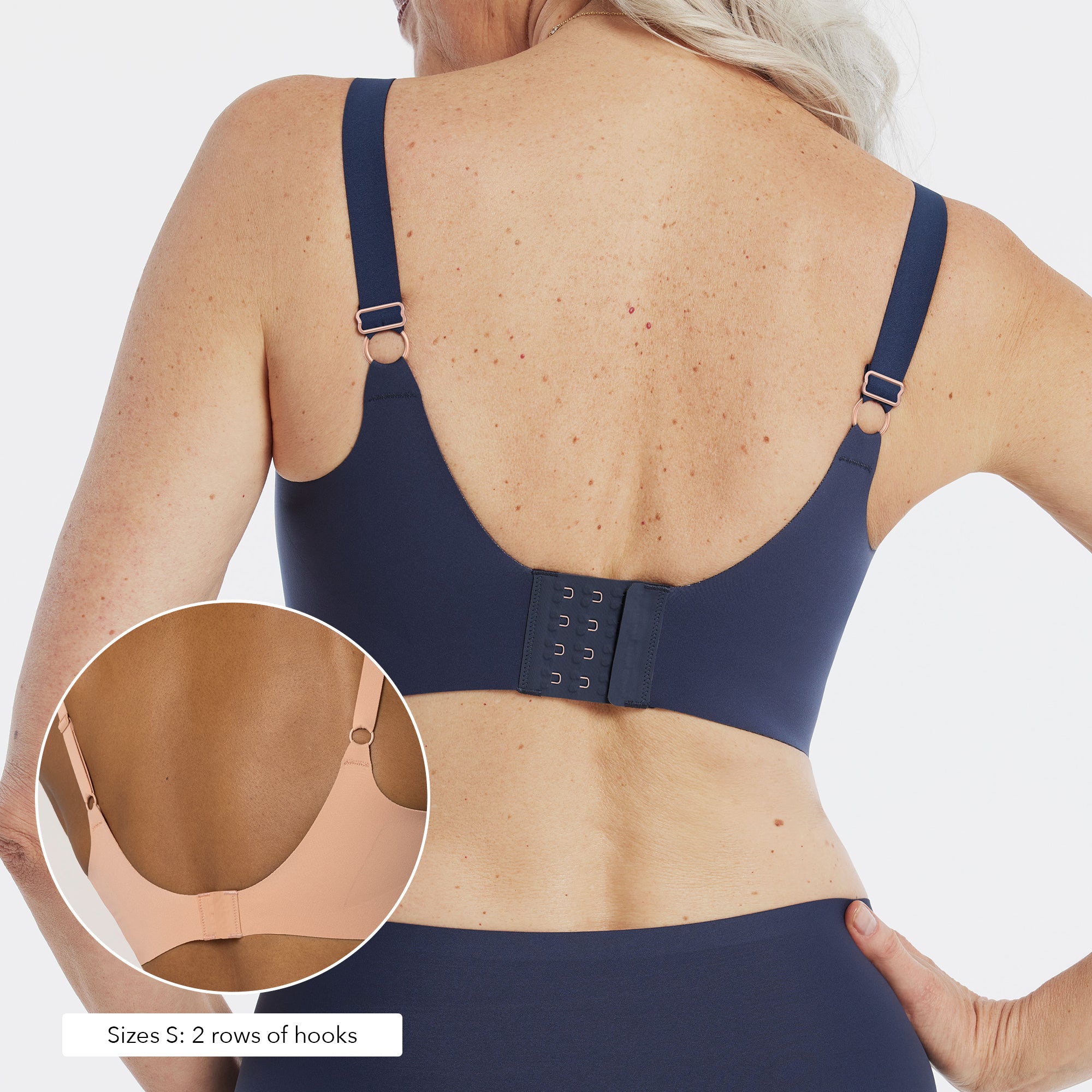 All Color: Midnight Navy | Adjustable wireless bra