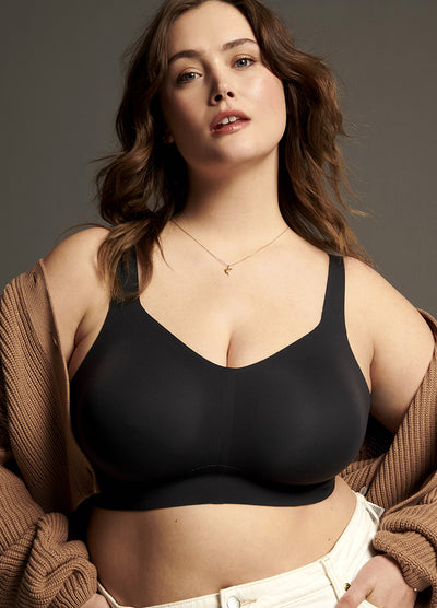 Evelyn and Bobbie Beyond Bra Black Lace – Shapely Hart