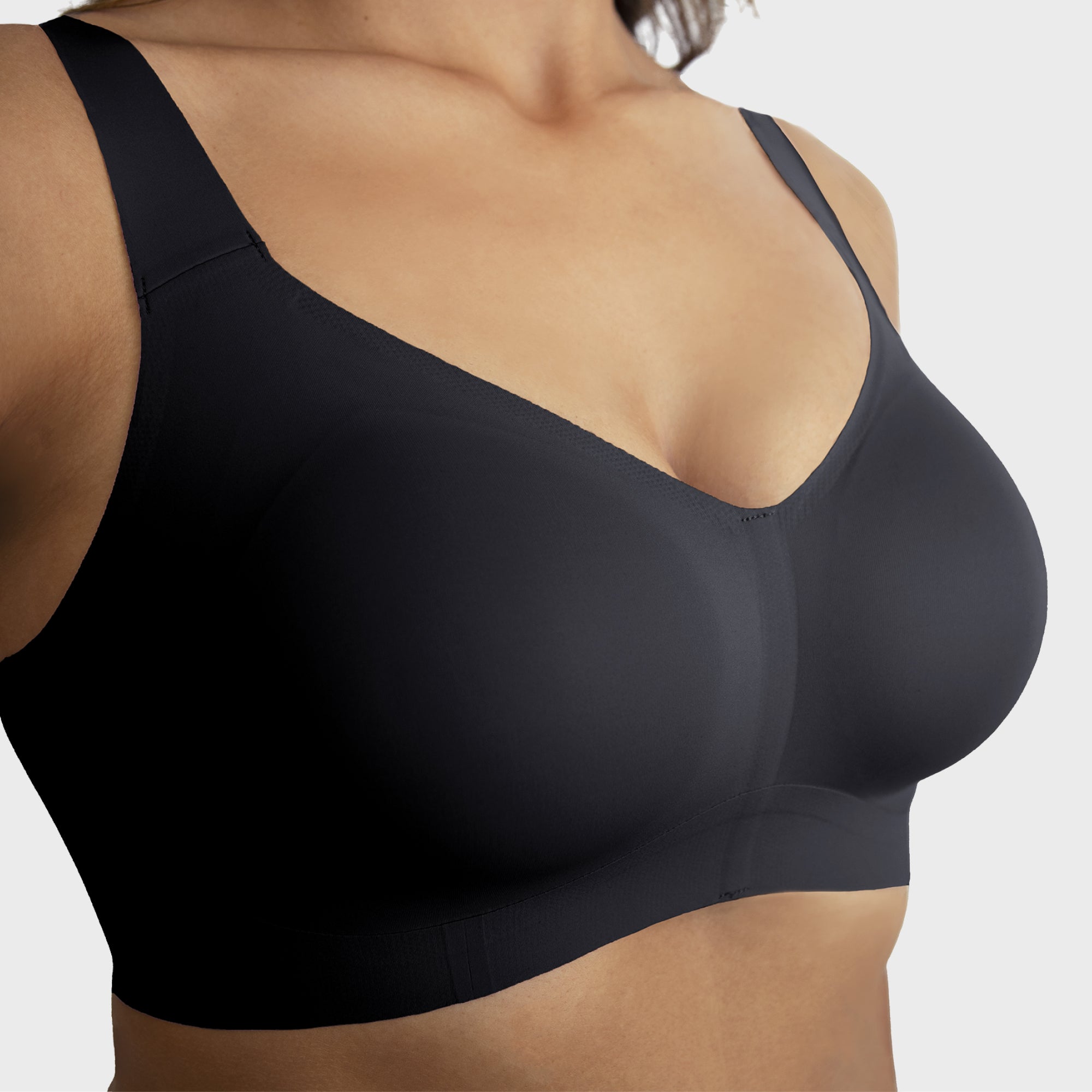 All Color: Black | Adjustable wireless bra