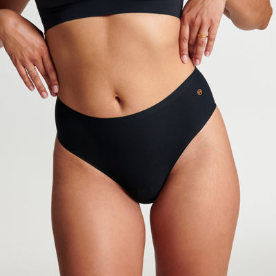 Seamless High-Waisted Thong: Comfortable Underwear for Women
