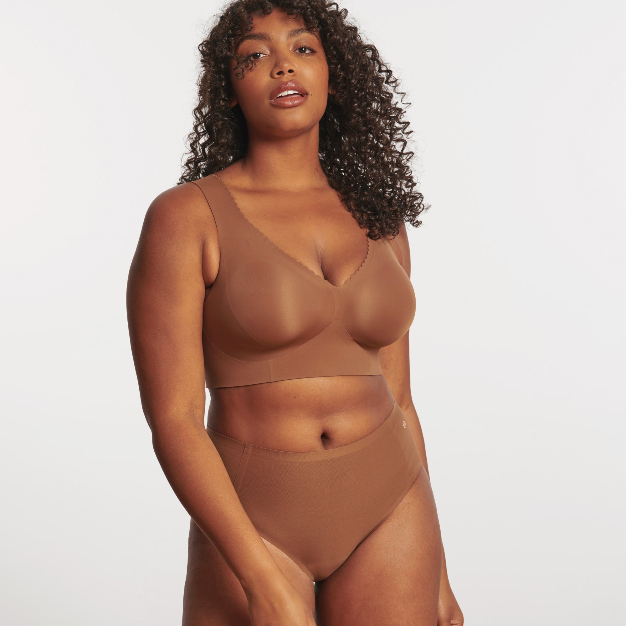 All Color: Clay | wireless seamless bra