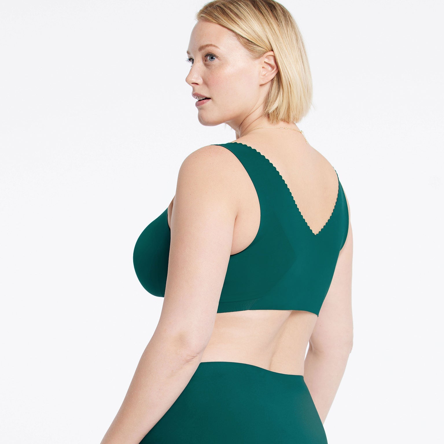 All Color: Monstera Green | wireless t-shirt push up bra