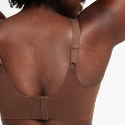 All Color: Umber | Adjustable wireless bra with hook and eye in the band