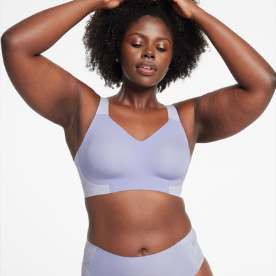All Color: Moonstone Lace | flexible band hook and eye wireless bra