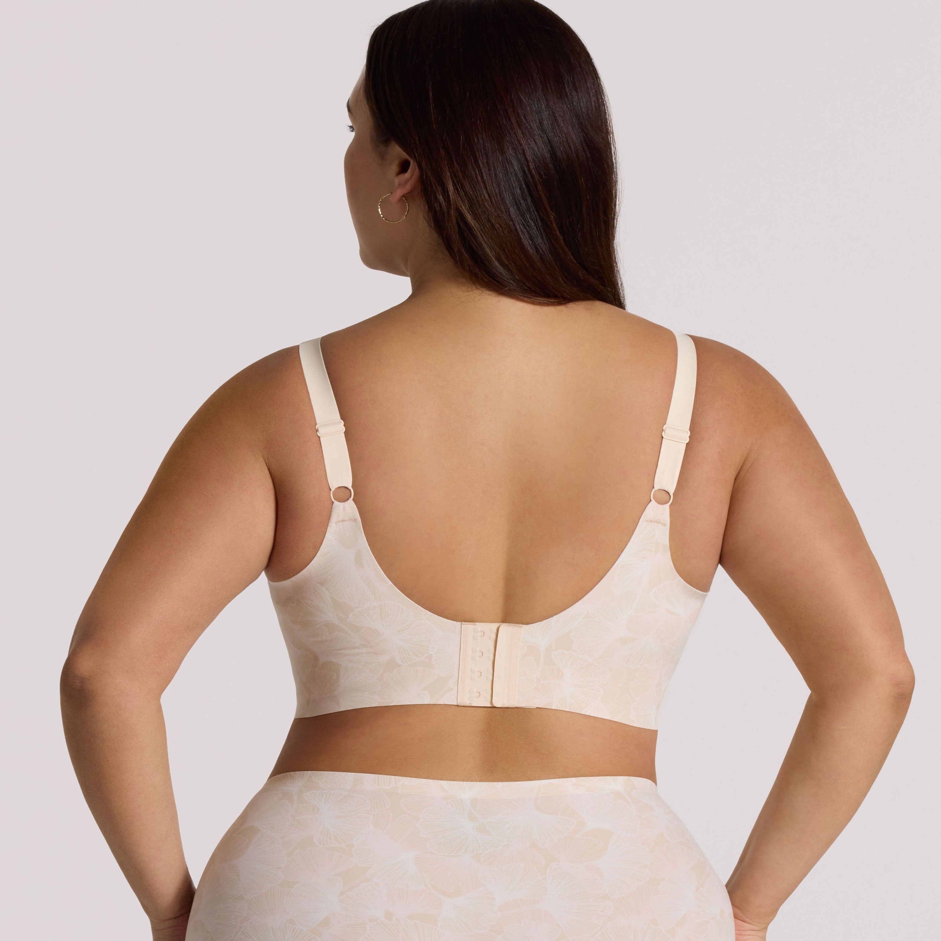 All Color: Champagne Ginkgo | Adjustable wireless bra