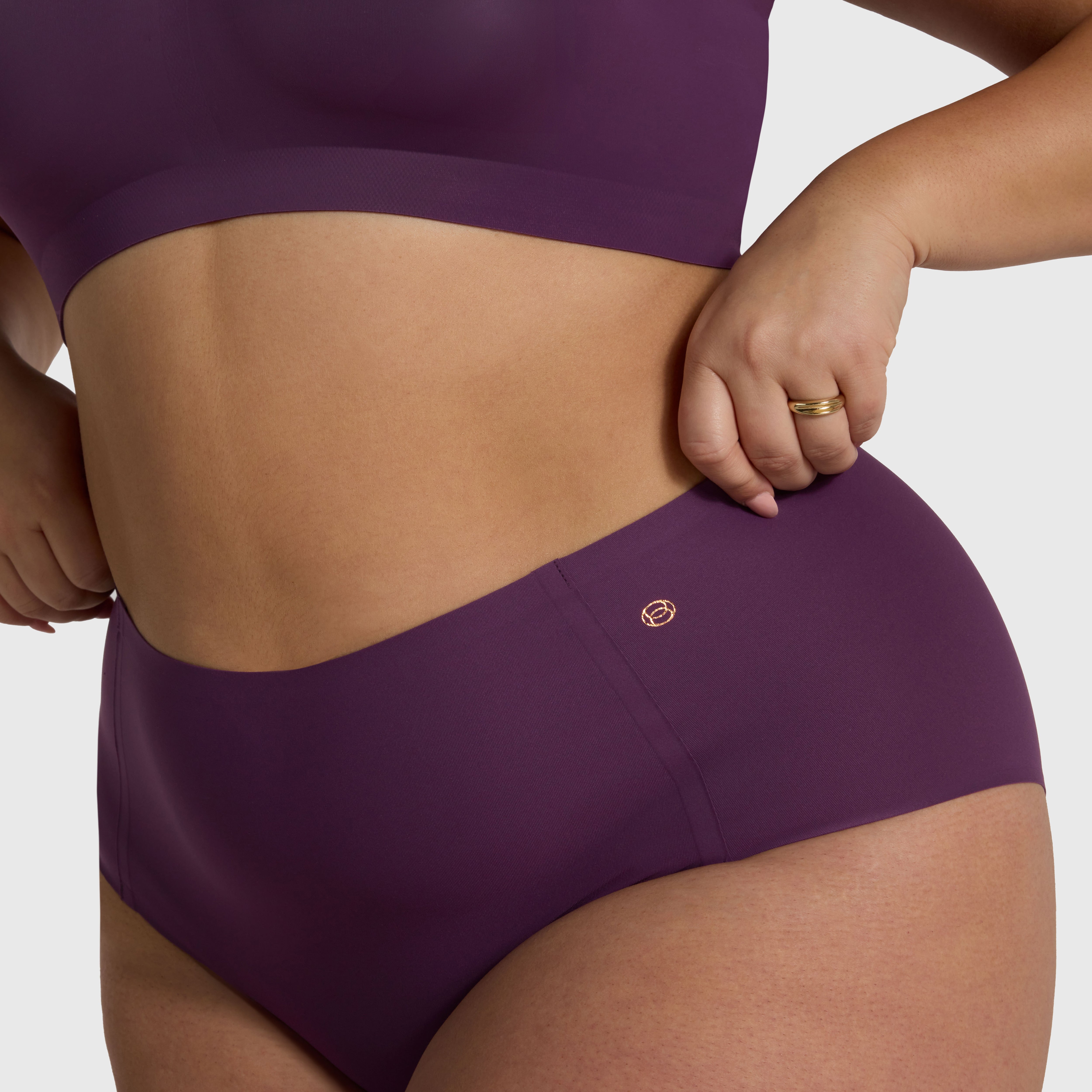 All Color: Plum | seamless bikini brief underwear