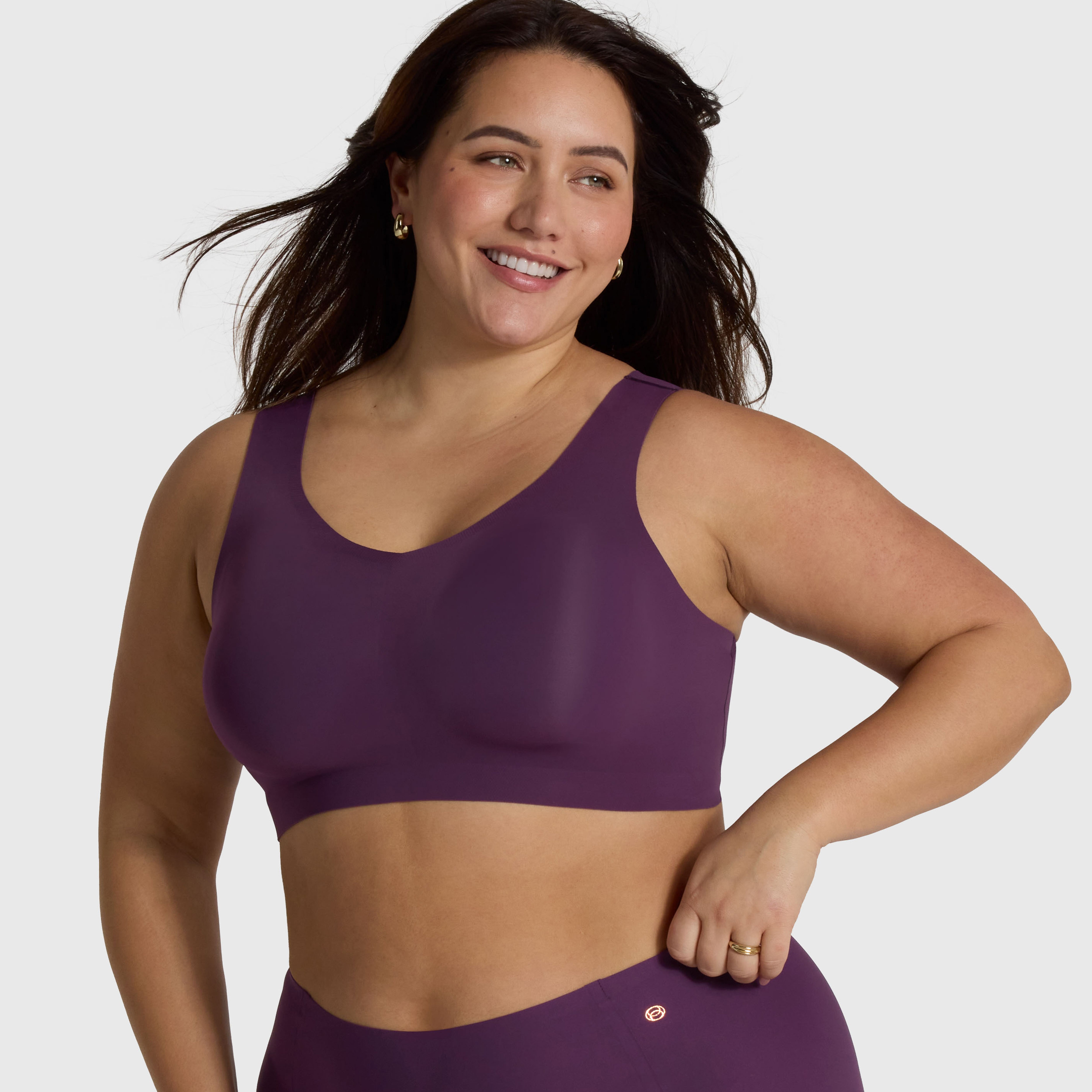 All Color: Plum | Seamless wireless bra