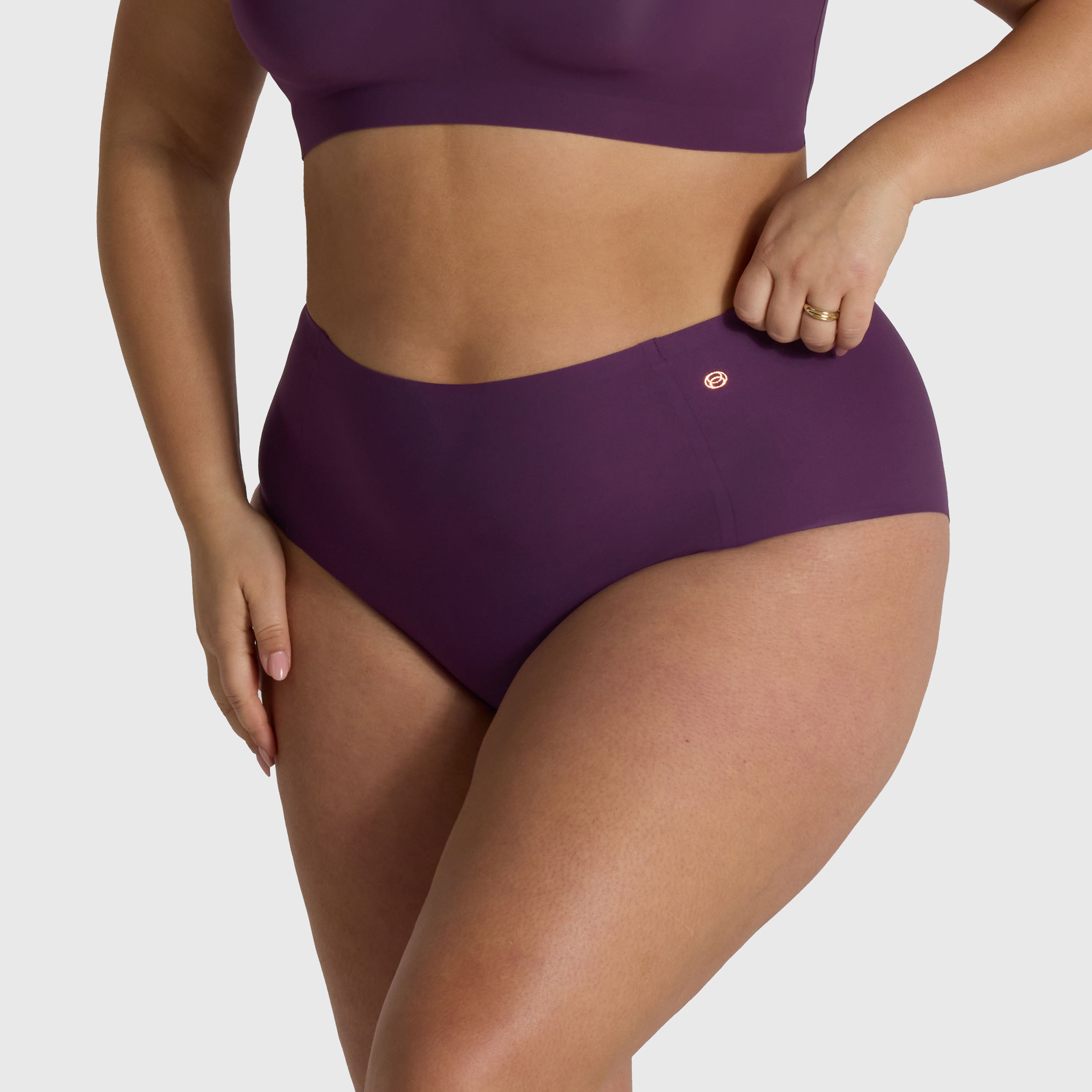 All Color: Plum | seamless bikini brief underwear