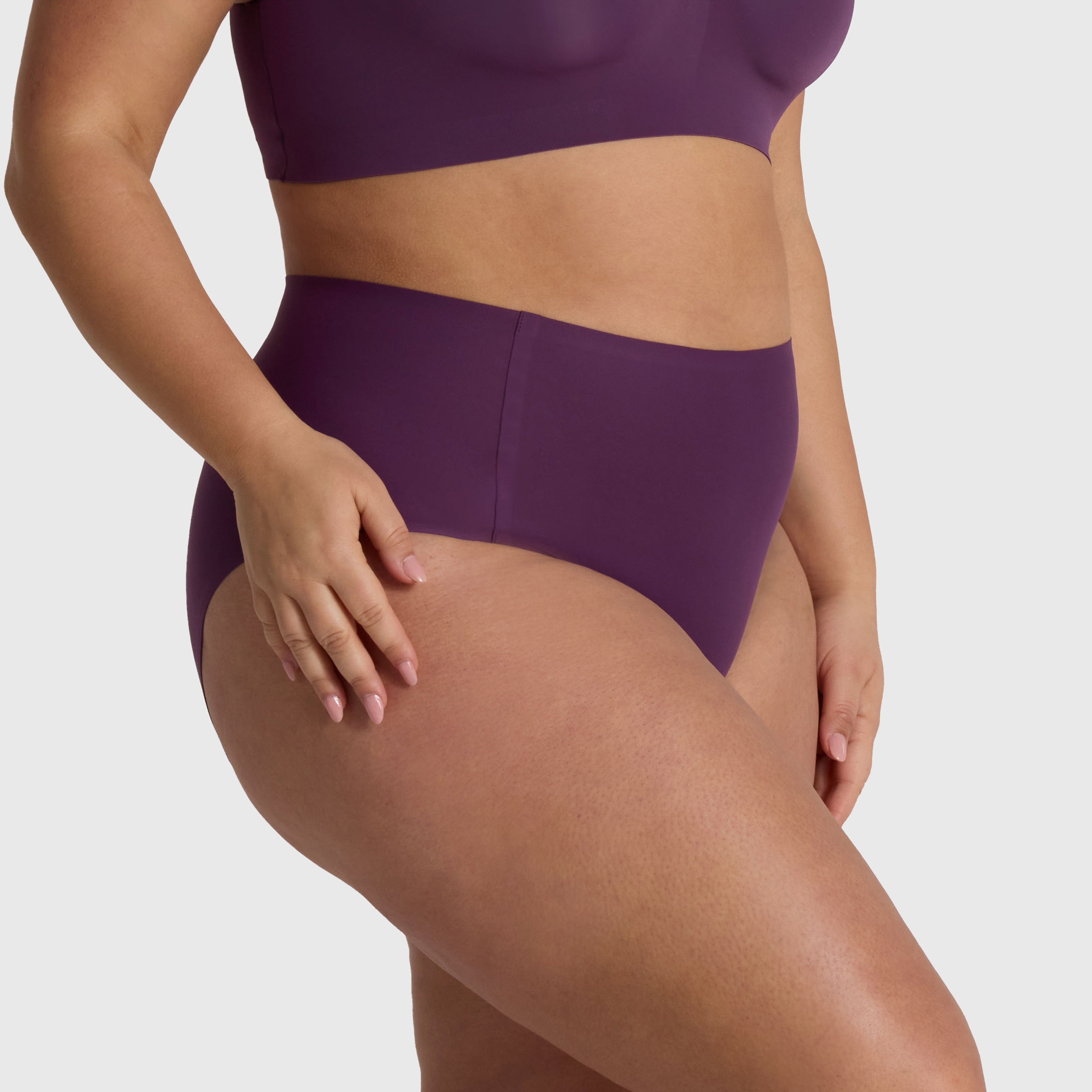All Color: Plum | seamless bikini brief underwear