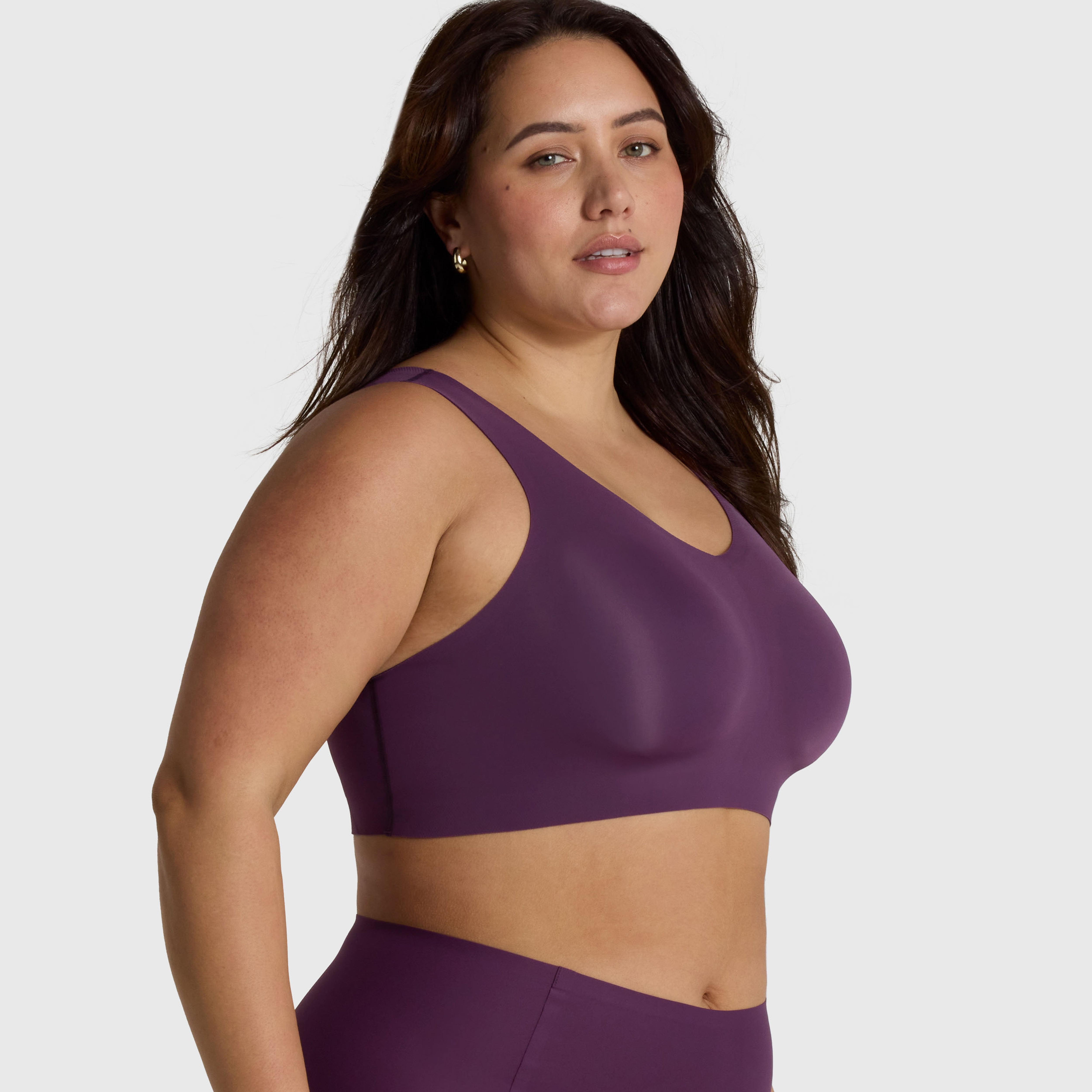 All Color: Plum | Seamless wireless bra