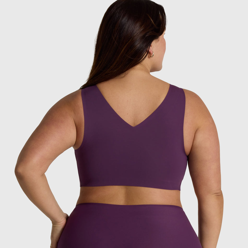 All Color: Plum| wireless Push-up seamless bra