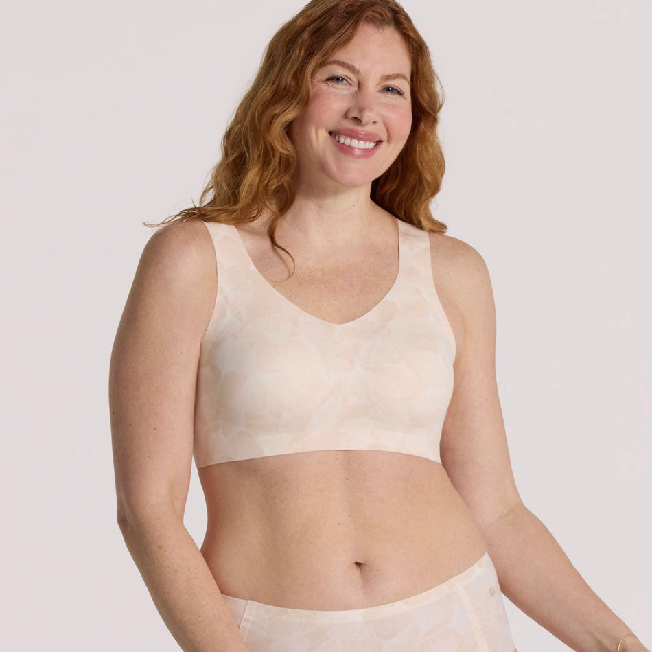 All Color: Champagne Ginkgo | Seamless wireless bra