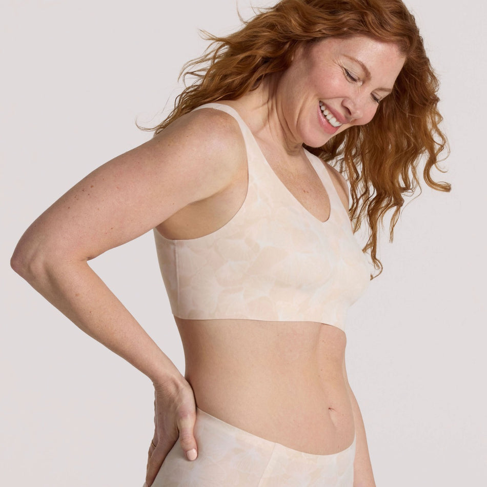 All Color: Champagne Ginkgo | Seamless wireless bra