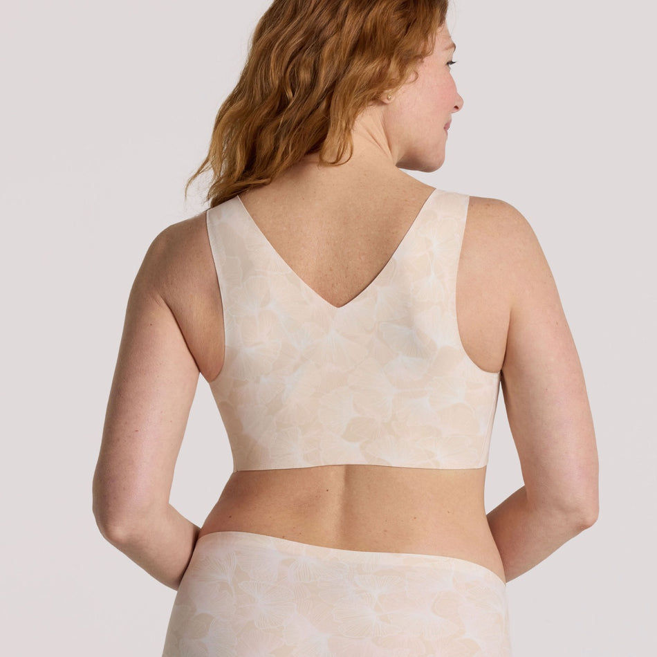 All Color: Champagne Ginkgo | Seamless wireless bra