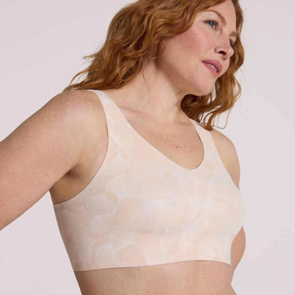 All Color: Champagne Ginkgo | Seamless wireless bra