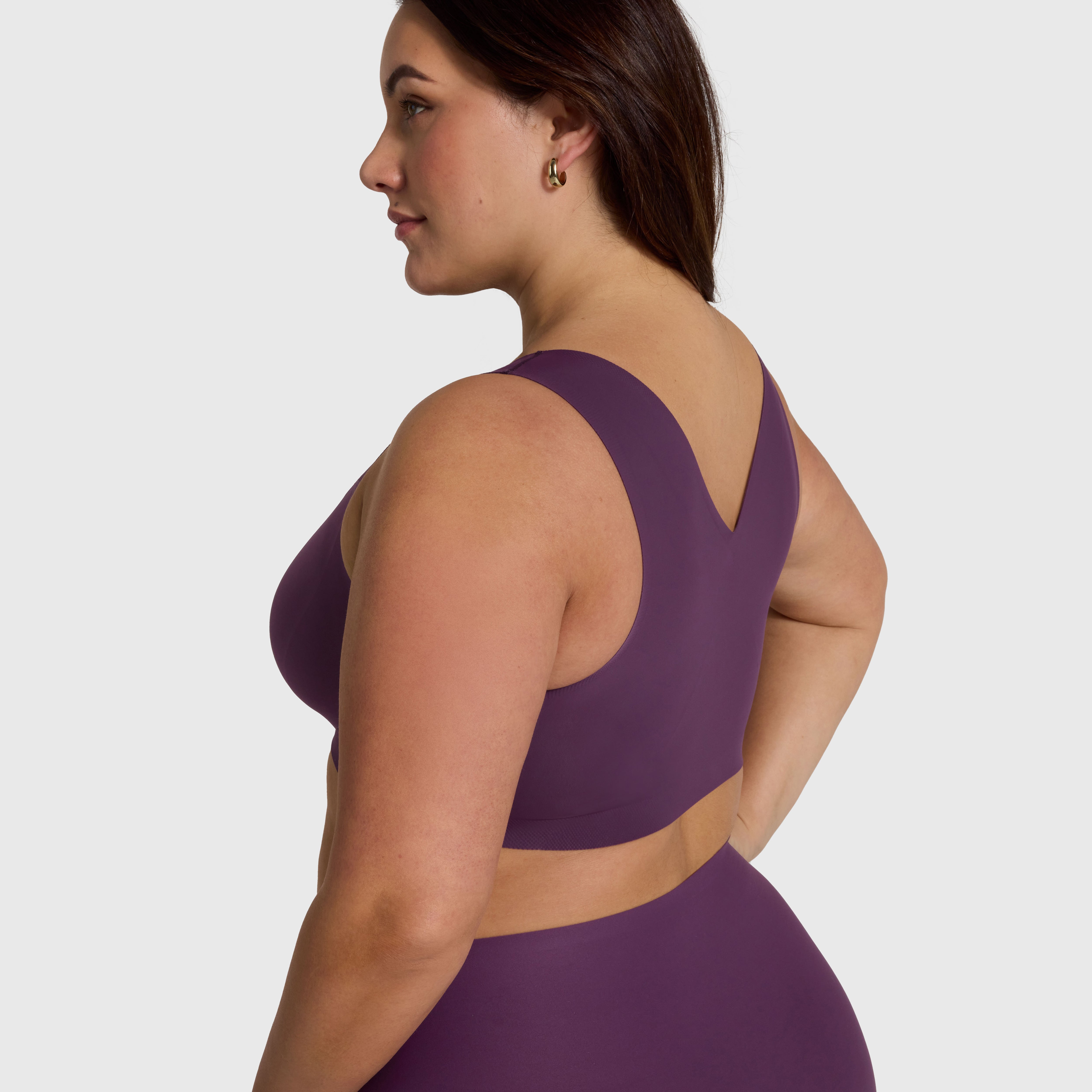 All Color: Plum | Seamless wireless bra