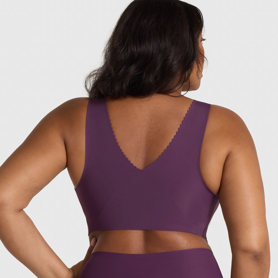 All Color: Plum| wireless Push-up seamless bra