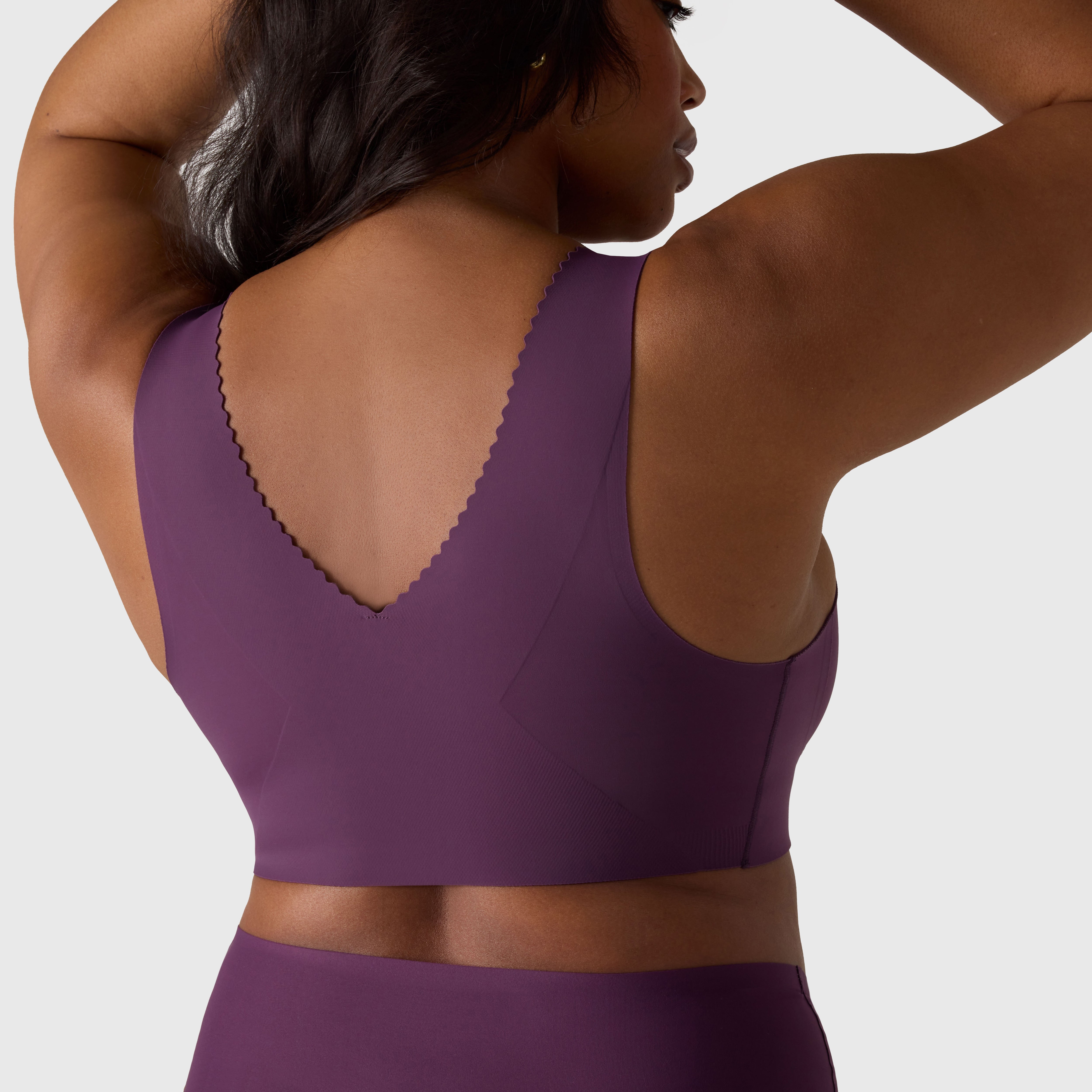 All Color: Plum| wireless Push-up seamless bra