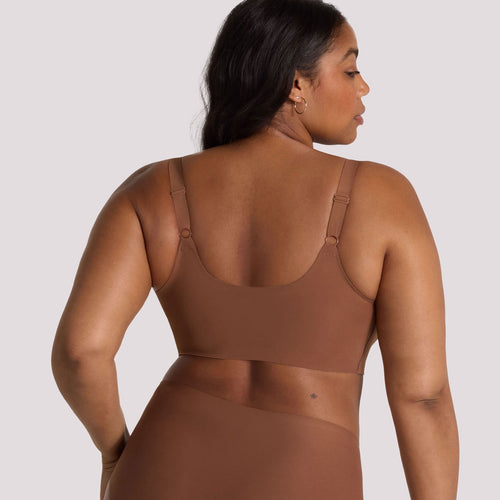 Structured Scoop Bra - Clay (Final Sale)
