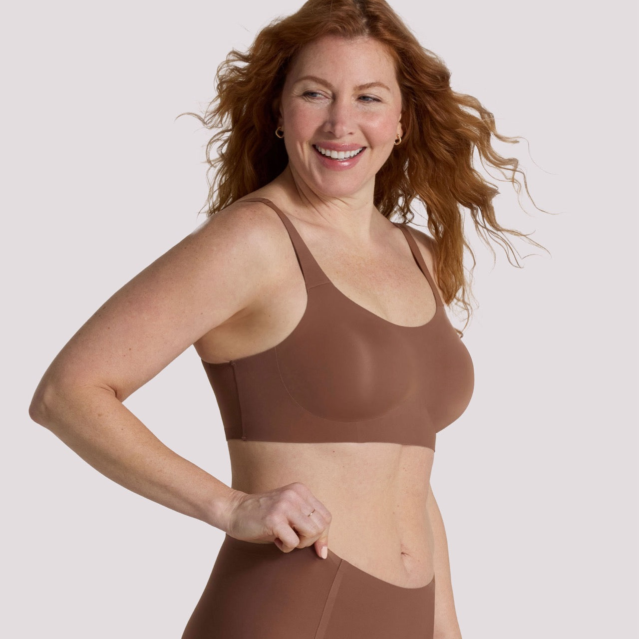 All Color: Clay | Adjustable wireless bra