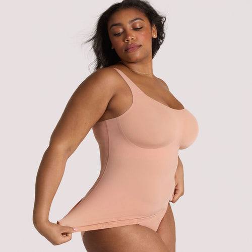 Structured Scoop Bra Tank - Himalayan Salt (Final Sale)