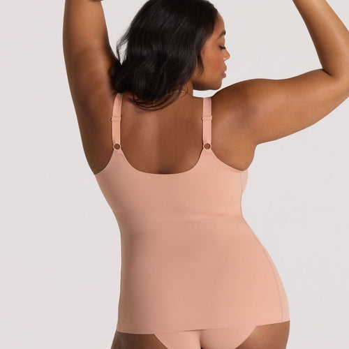 Structured Scoop Bra Tank - Himalayan Salt (Final Sale)
