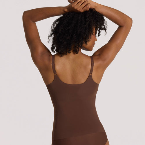 Structured Scoop Bra Tank - Umber (Final Sale)