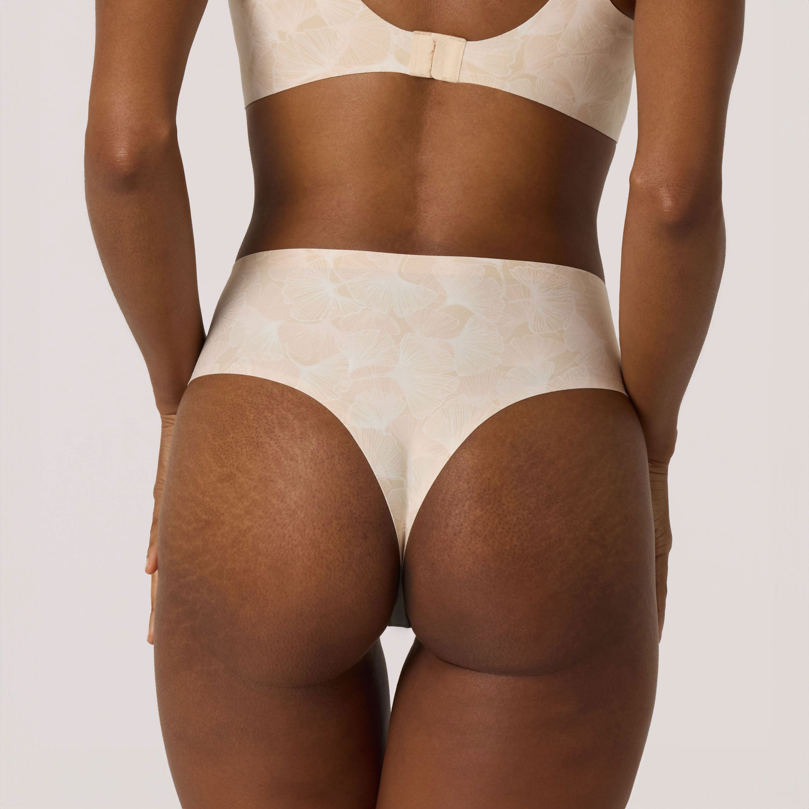 All Color: Champagne Ginkgo | seamless underwear