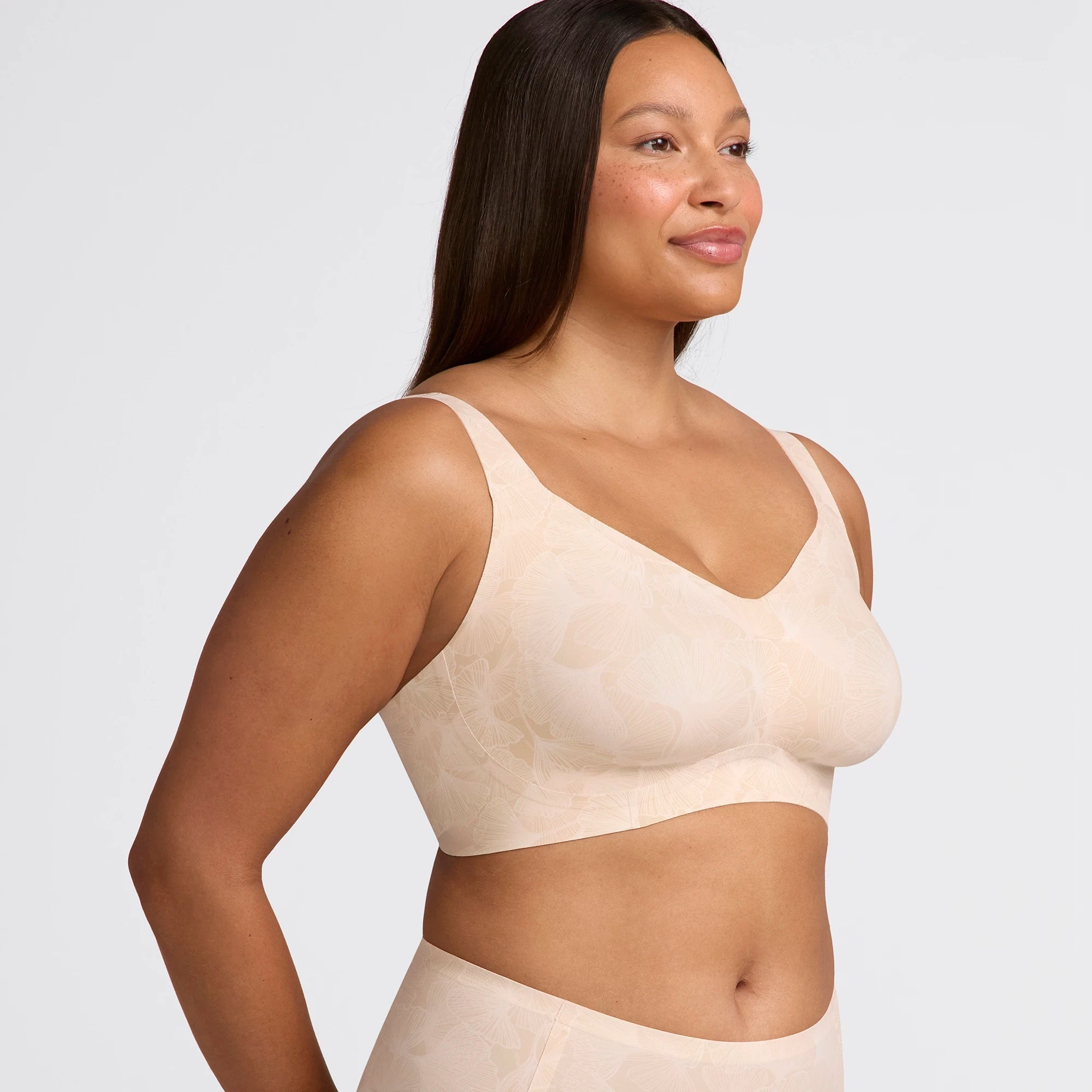 All Color: Champagne Ginkgo | wireless bra