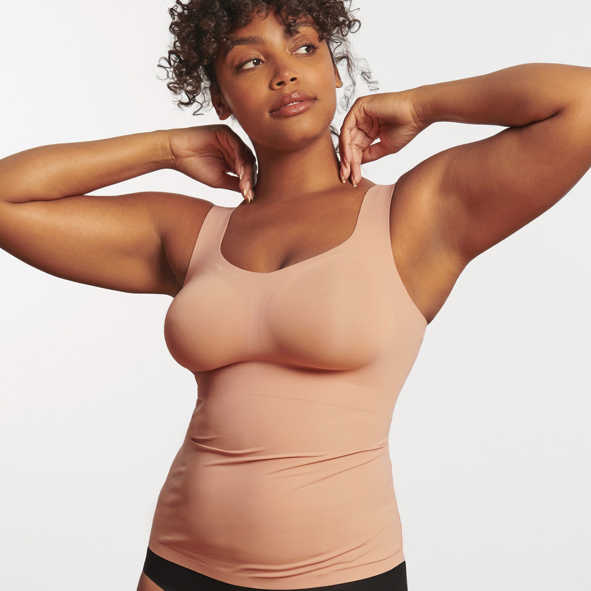 All Color: Himalayan Salt | built in support tank cami black