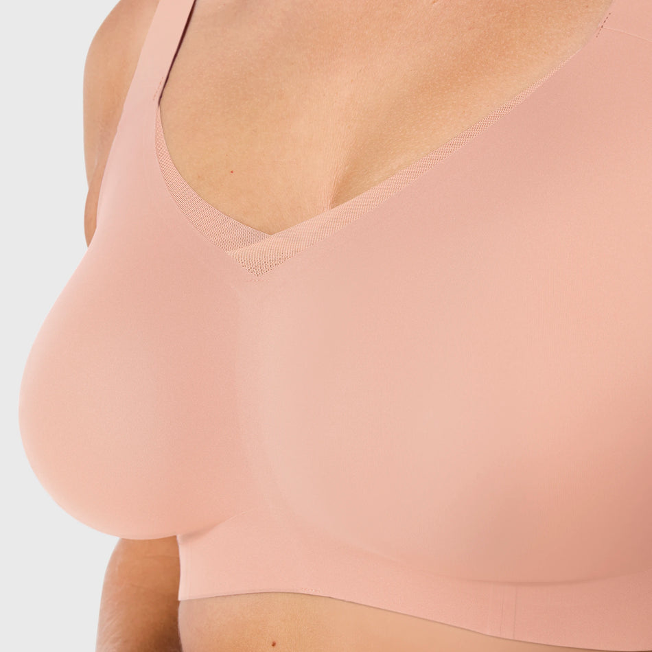 All Color: Himalayan Salt | Adjustable wireless bra with Mesh