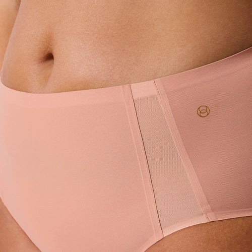 High-Waisted Retro Bikini — Mesh