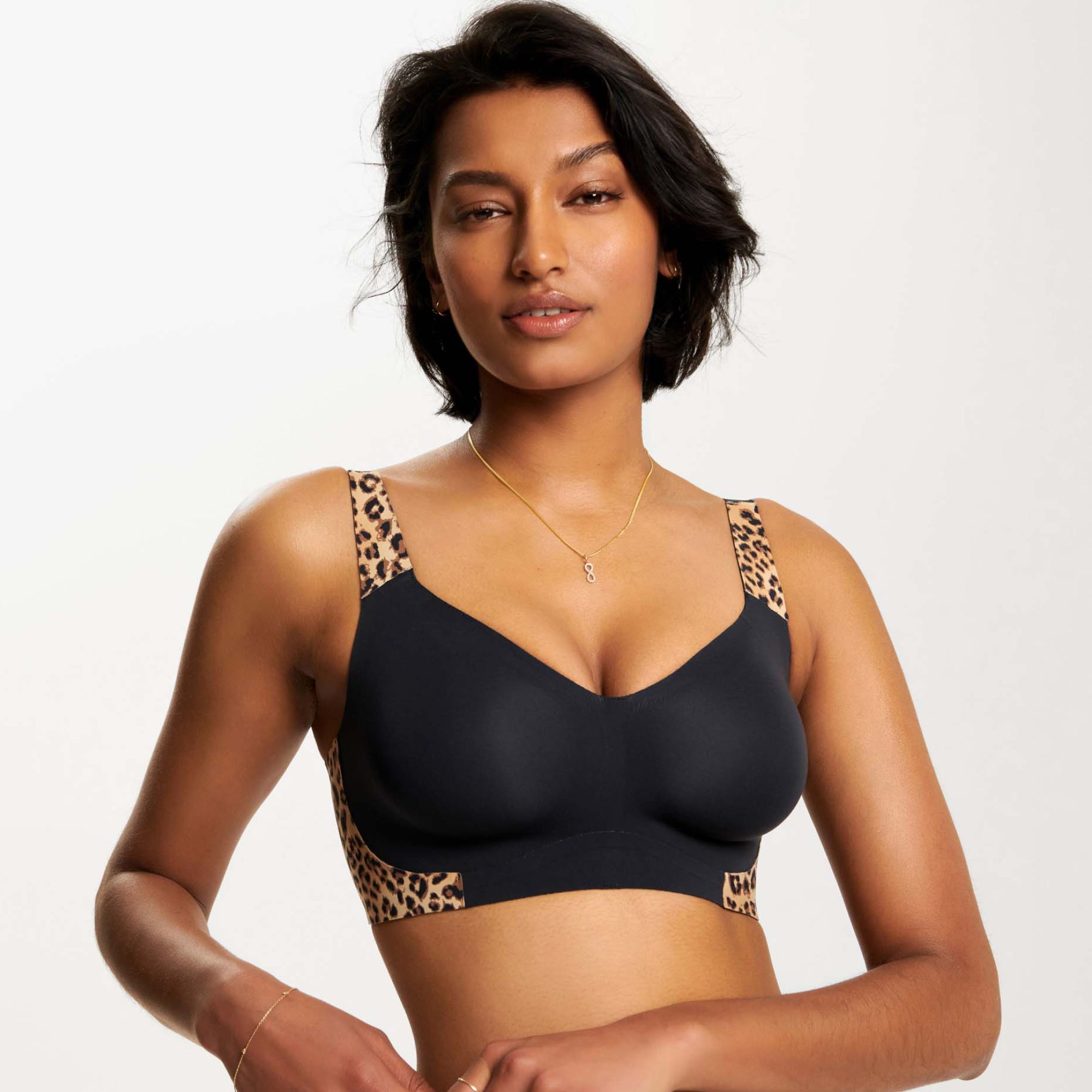 All Color: Leopard | Adjustable wireless bra