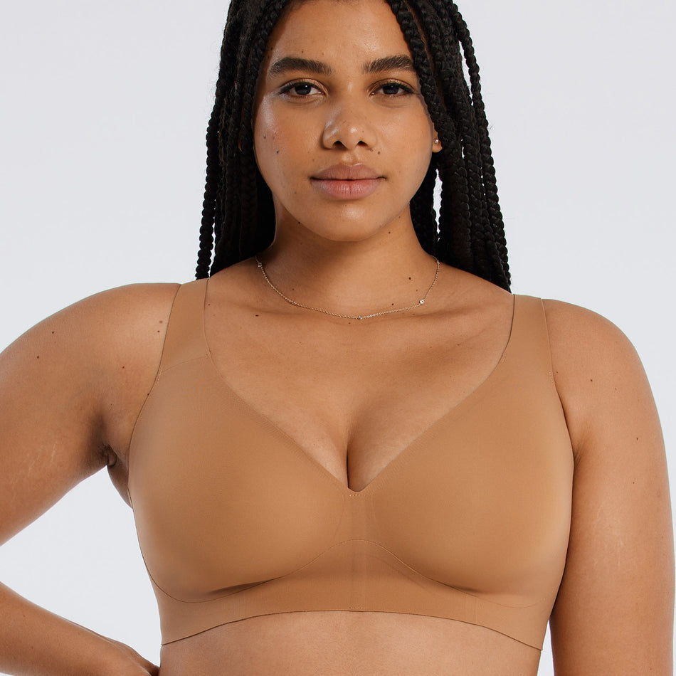 All Color: Mica | low neckline wireless bra