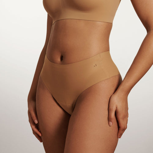 High-Waisted Thong - Mica (Final Sale)