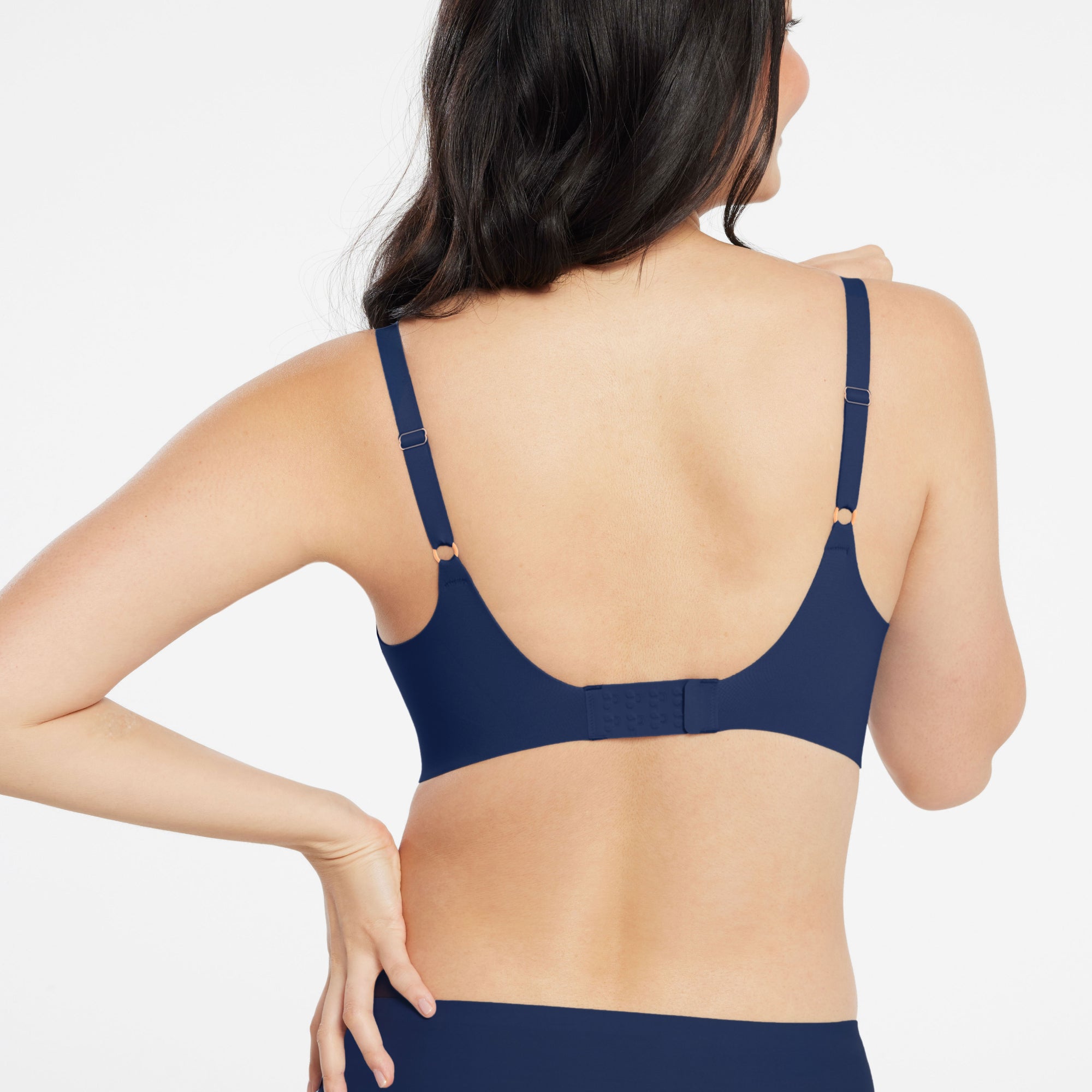 All Color: Midnight Navy | low neckline wireless bra