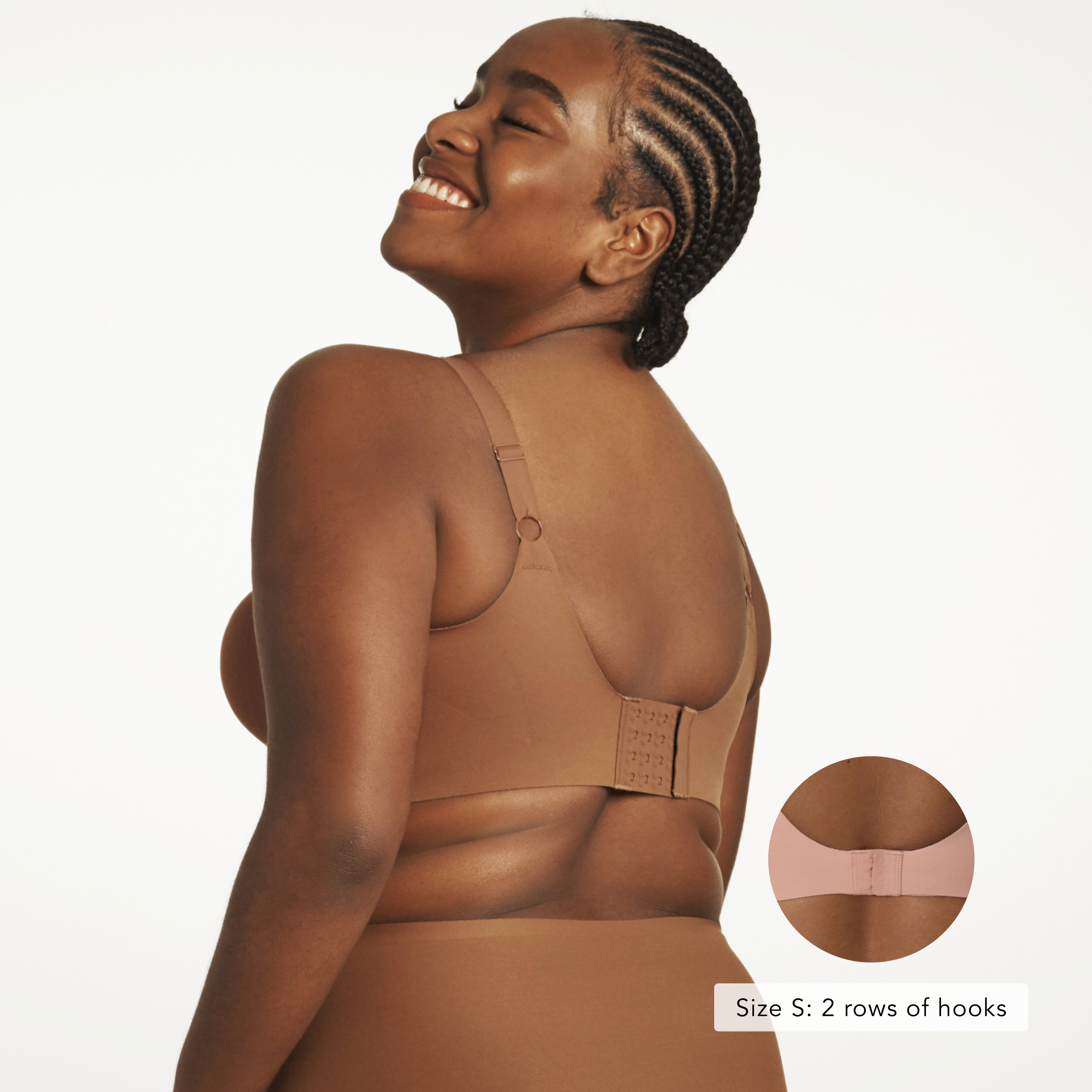 All Color: Clay | Adjustable wireless bra