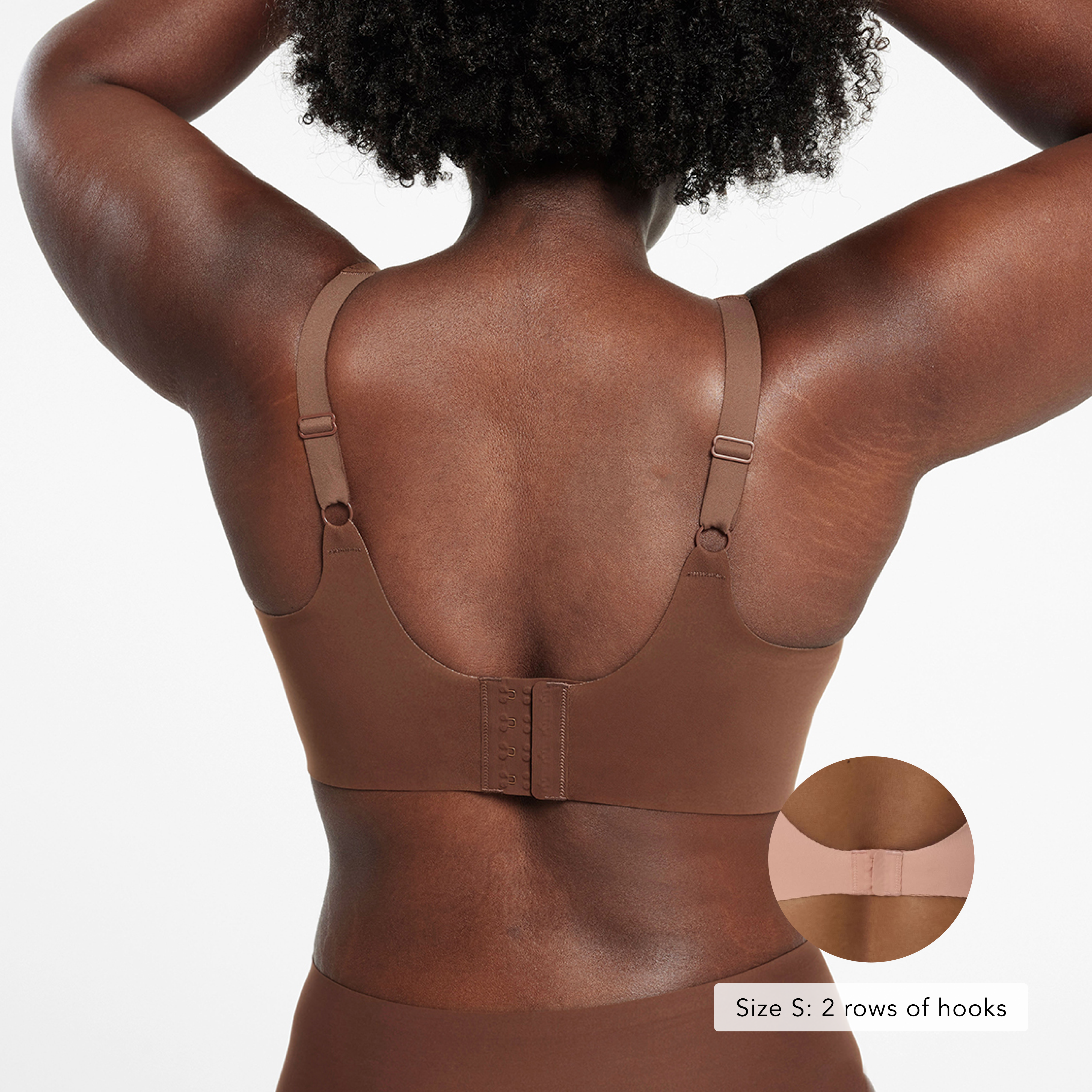 All Color: Umber | Adjustable wireless bra with hook and eye in the band