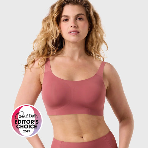 Structured Scoop Bra - Pink Canyon (Final Sale)