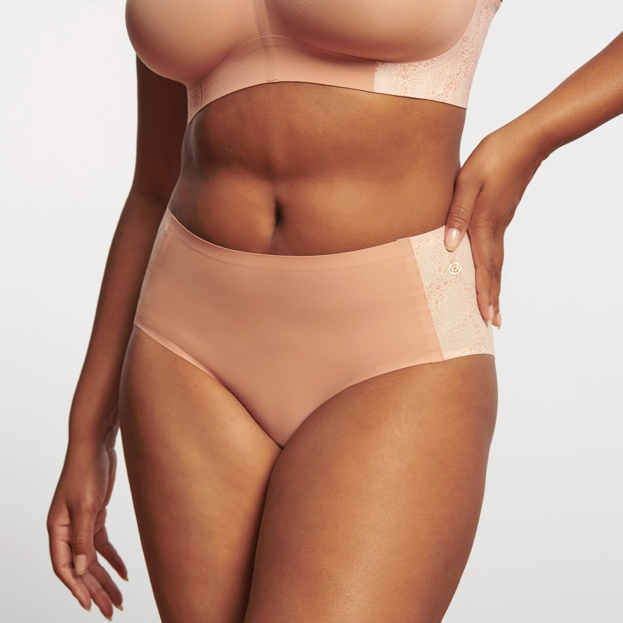 All Color: Pink Lace | seamless bikini brief underwear