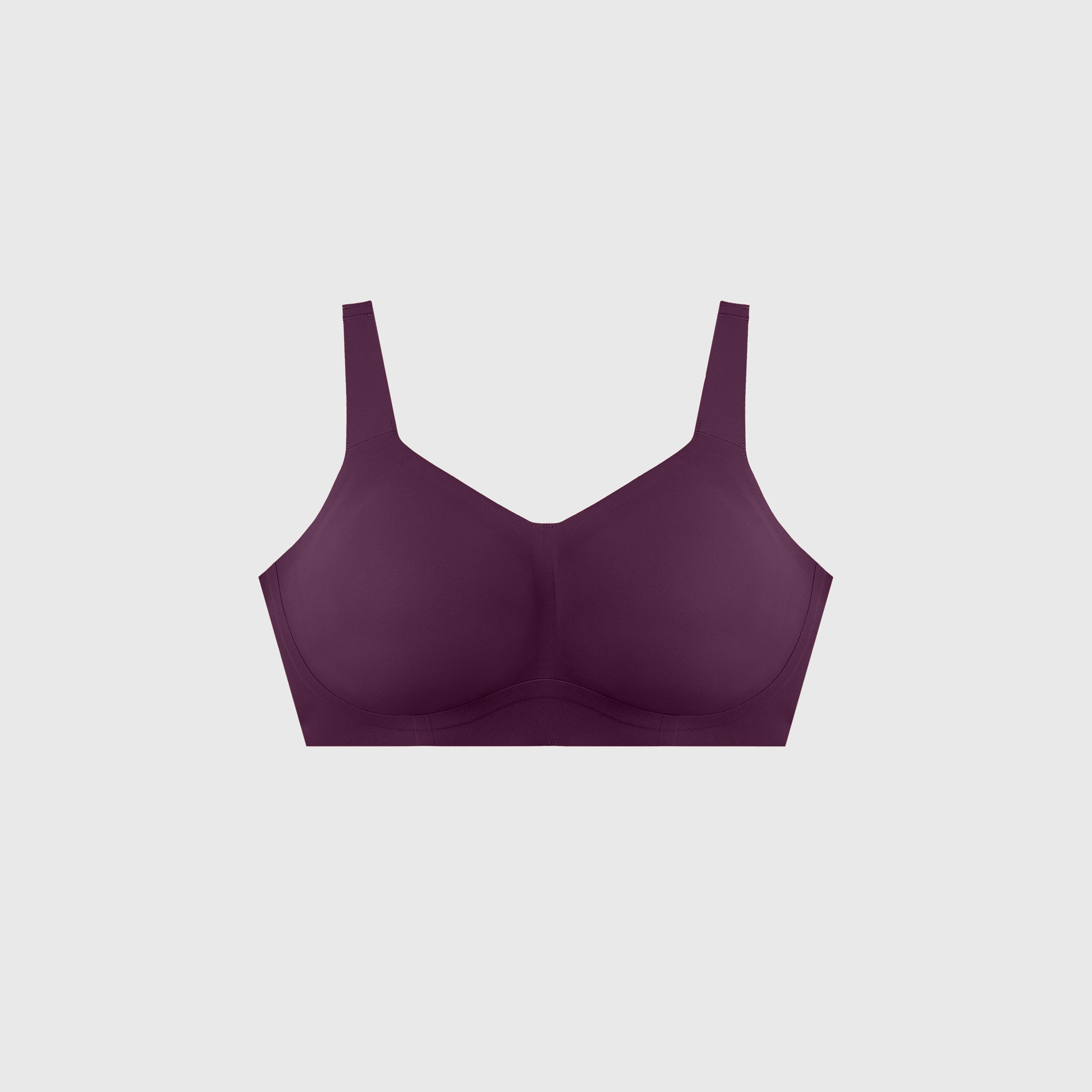 All Color: Plum | Adjustable wireless bra